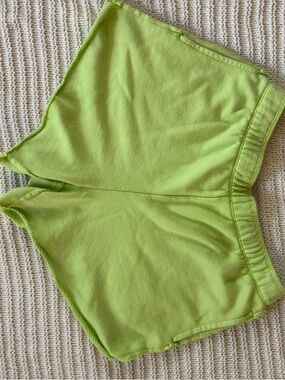aerie Women’s Lime Green Knit Shorts